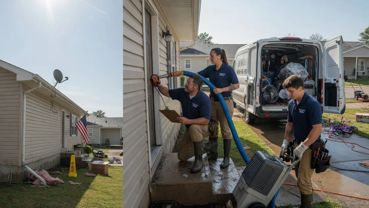 Ceiling Water Damage Restoration in Spillville, IA near me
